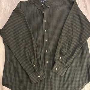 MEN’S POLO RALPH LAUREN PLAID LONG SLEEVE BUTTON UP DRESS SHIRT SIZE XL